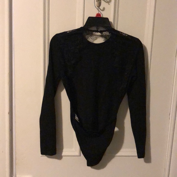 Black backless body suit - Picture 2 of 4